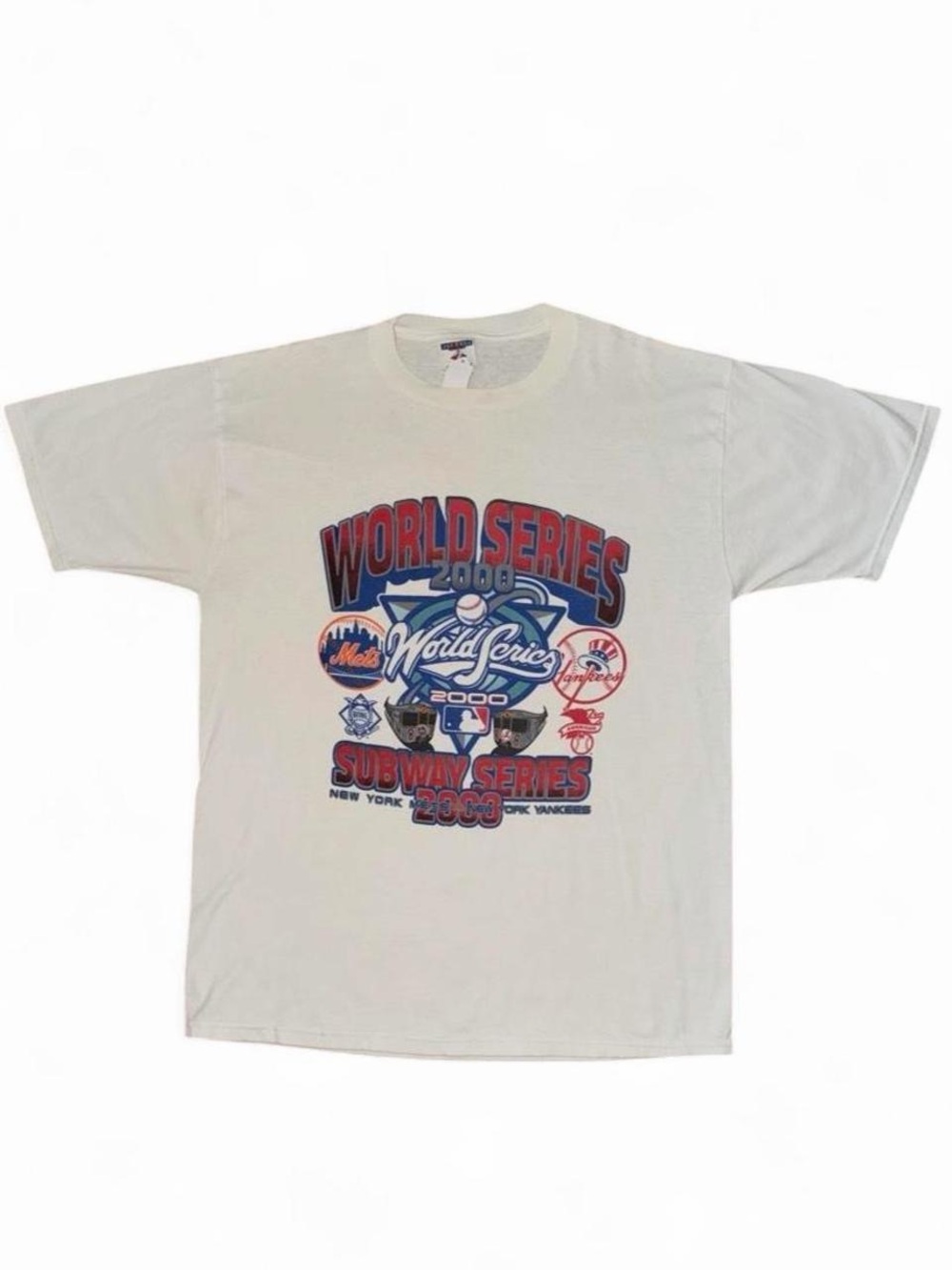 Vintage New York Yankees vs Mets Subway Series World Series t-shirt size large